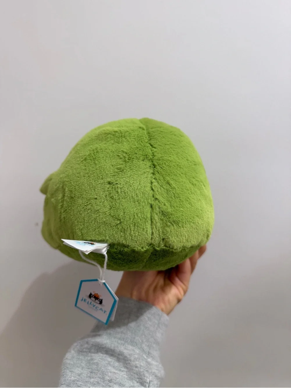 Jellycat Lime Green Plush Frog Toy for Small Pets